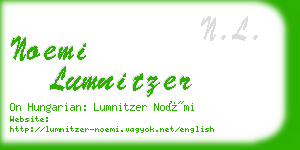 noemi lumnitzer business card